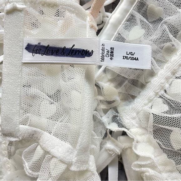 NEW For Love & Lemons Amore Maxi Slip Dress Large 37978 - Picture 9 of 13